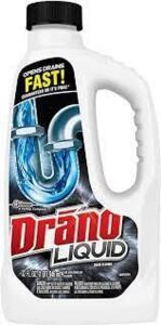 DESCRIPTION: (6) LIQUID DRAIN CLEANER BRAND/MODEL: DRANO RETAIL$: $11.51 EA SIZE: 32 OZ QTY: 6