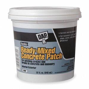 DESCRIPTION: (1) GRAY CONCRETE PATCH BRAND/MODEL: DAP #1LYG7 INFORMATION: GRAY RETAIL$: $30.82 SIZE: 1 GAL QTY: 1