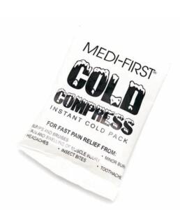 DESCRIPTION: (10) INSTANT COLD PACK BRAND/MODEL: MEDIQUE MEDI FIRST RETAIL$: $2.00 EA QTY: 10