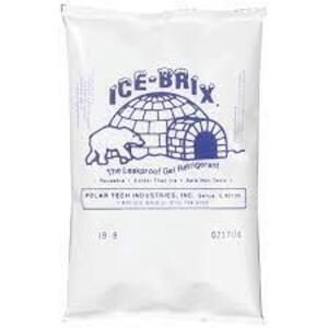 DESCRIPTION: (3) LEAK PROOF GEL REFRIGERANT ICE PACKS BRAND/MODEL: POLAR TECH ICE BRIX SIZE: 4X6 QTY: 3