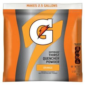 DESCRIPTION: (4) INSTANT POWDER SPORTS DRINK CONCENTRATE BRAND/MODEL: GATORADE #308-03971 INFORMATION: ORANGE RETAIL$: $7.00 EA SIZE: 21 OZ QTY: 4