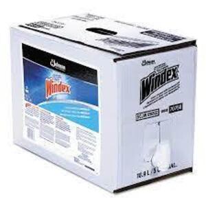 DESCRIPTION: (1) CASE OF GLASS CLEANER BRAND/MODEL: WINDEX RETAIL$: $65.90 SIZE: 5 GALLON QTY: 1