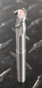 DESCRIPTION: (2) 2 FLUTE SOLID CARBIDE REDUCED NECK END MILL INFORMATION: DATA FLUTE HSM20250.075 RETAIL$: $ SIZE: 1/4" CUT/SHANK DIA .375 LOC .075 RA