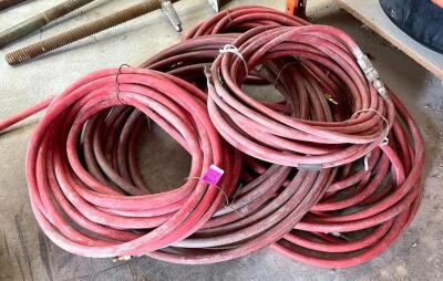 (4) PNEUMATIC AIR HOSES AS SHOWN