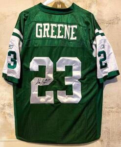 "SHAWN GREENE" SIGNED JETS JERSEY