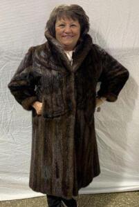 GENUINE MINK FUR COAT