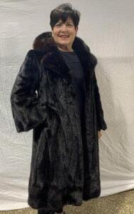 GENUINE MINK FUR COAT