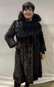 GENUINE MINK FUR COAT