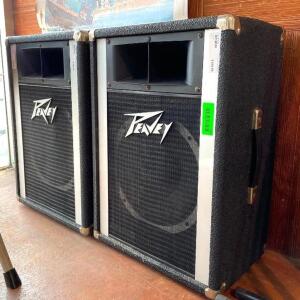 PEAVY 2-WAY PA SPEAKER SET