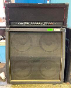 CRATE G1500 AMPLIFIER HEAD W/ PEAVEY 412MS ELECTRIC GUITAR SPEAKER CABINET