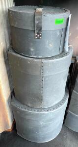 (3) ASSORTED LARGE DRUM CASES