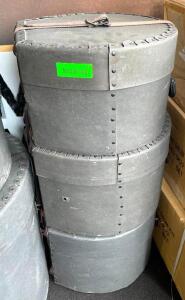 (3) 14" X 10" DRUM CASES