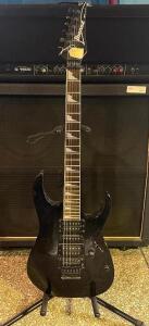 IBANEZ SOLID BODY ELECTRIC GUITAR IN BLACK