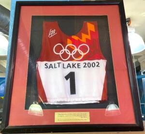 2002 SALT LAKE OLYMPIC WINTER GAMES "JESSE OWENS" TRACK TANK