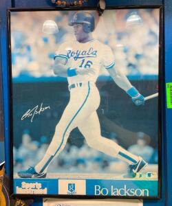 BO JACKSON FRAMED PRINT