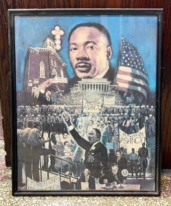 MARTIN LUTHER KING FRAMED PRINT