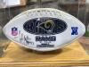 ST. LOUIS RAMS SIGNED FOOTBALL WITH DISPLAY CASE - 4