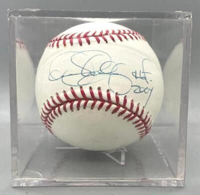 DENNIS ECKERSLEY "HALL OF FAME 2004" SIGNED BASEBALL