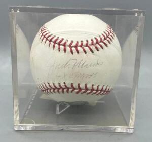 JACK MORRIS SIGNED BASEBALL