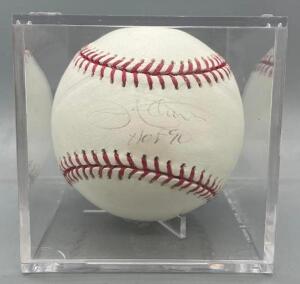 JIM PALMER "HALL OF FAME 1990" SIGNED BASEBALL