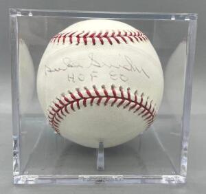 DUKE SNIDER "HALL OF FAME 1980" SIGNED BASEBALL