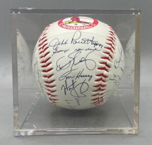 1996 STL CARDINALS TEAM SIGNED BASEBALL