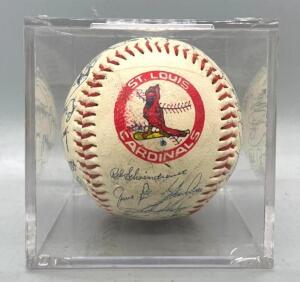 STL CARDINALS TEAM SIGNED BASEBALL