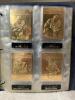 2000 SUPER BOWL CHAMPIONS 22KT GOLD FOOTBALL CARD SET - 4