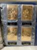 2000 SUPER BOWL CHAMPIONS 22KT GOLD FOOTBALL CARD SET - 10