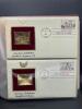 22KT GOLD UNITED STATE STAMP REPLICA SET - 4