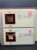 22KT GOLD UNITED STATE STAMP REPLICA SET - 8