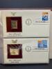 22KT GOLD UNITED STATE STAMP REPLICA SET - 11