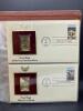 22KT GOLD UNITED STATE STAMP REPLICA SET - 19