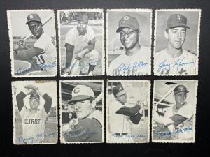 (8) - PC. 1969 TOPPS BASEBALL PHOTOS SET