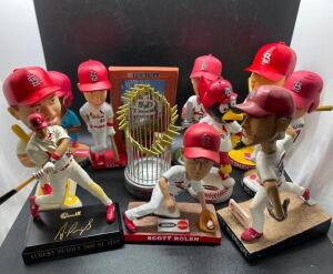 (10) - PC. CARDINALS BOBBLE HEAD SET