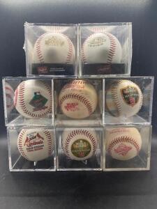 (8) - PC. COMMEMORATIVE CARDINAL BASEBALLS