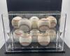 (10) - PC. CARDINALS GREATS SIGNED BASEBALL SET WITH DISPLAY CASE - 5