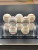 (10) - PC. CARDINALS GREATS SIGNED BASEBALL SET WITH DISPLAY CASE - 22