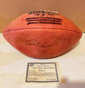 DAN MARINO SIGNED FOOTBALL