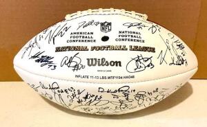 2008 STL RAMS TEAM SIGNED FOOTBALL