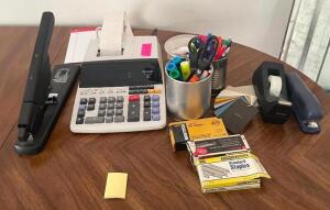 ASSORTED OFFICE SUPPLIES AS SHOWN