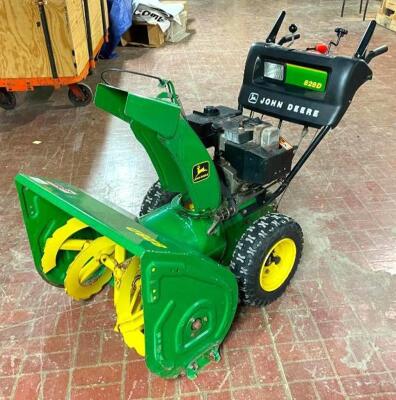 JOHN DEERE 828D SELF-PROPELLED WALK BEHIND SNOW BLOWER