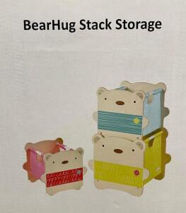 Worlds Apart BearHug Stack Storage by HelloHome (6 PACK)