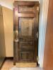 (2) 30" X 89" SOLID WOOD COMMERCIAL GRADE DOORS WITH DECORATIVE HARDWARE INCLUDED - 3