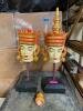 (2) 28" WOODEN DECORATIVE FIGURINES (TOP OF ONE FIGURINE IS BROKE, SEE PHOTOS) - 5