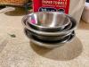 ASSORTED STAINLESS MIXING BOWLS AS SHOWN - 2