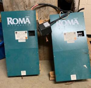 (2) ROMA STEAM BATH STEAMER