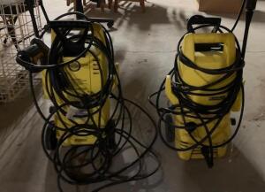 (2) KARCHER ELECTRIC PRESSURE WASHERS.