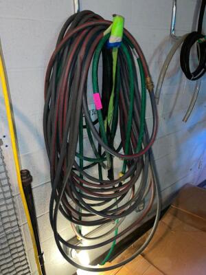 (3) ASSORTED GARDEN HOSES.