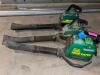 (3) WEED EATER GAS POWERED LEAF BLOWERS.. - 2